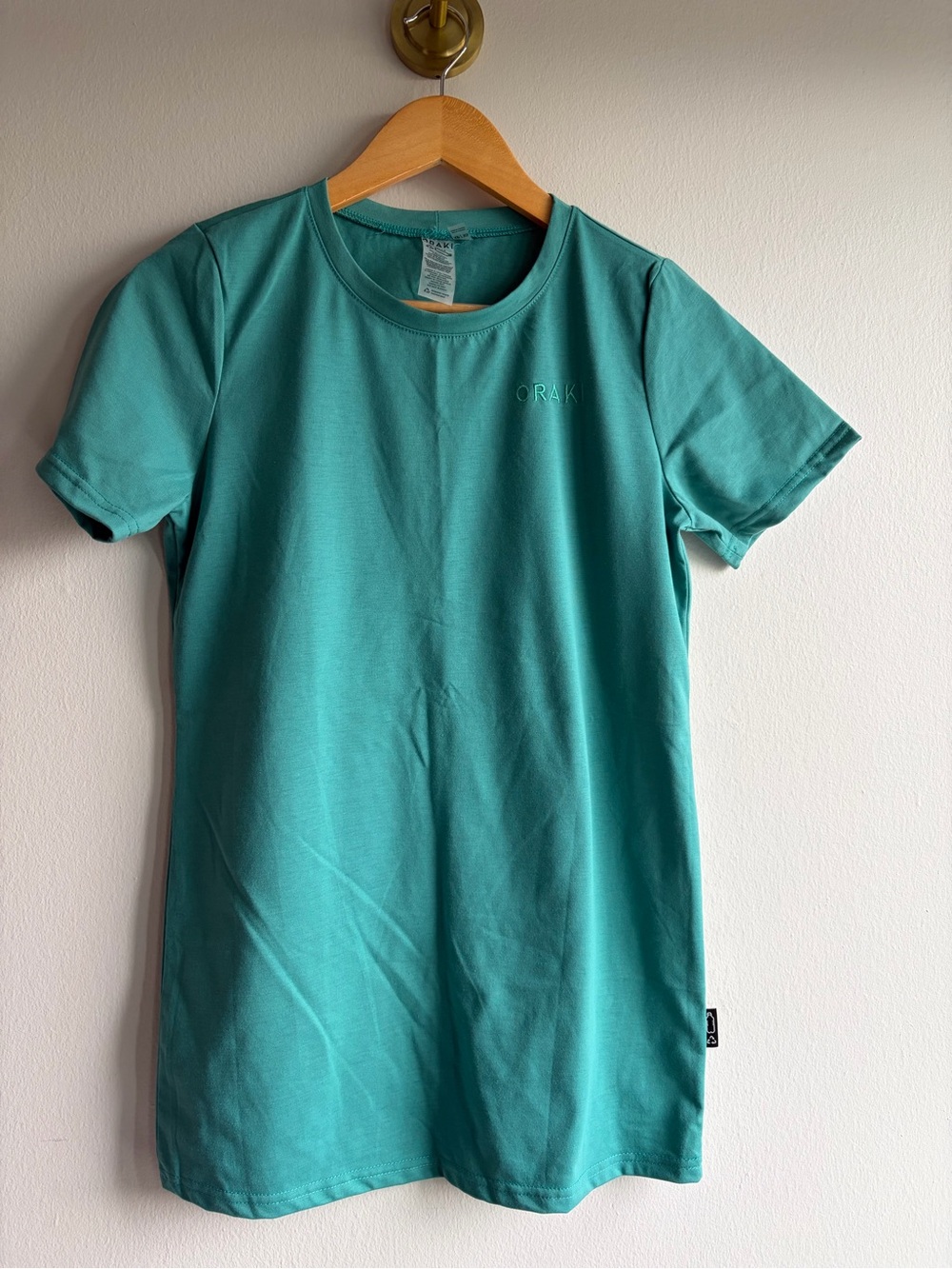 Women’s Teal Short-Sleeve Crewneck Tee - ORAKI